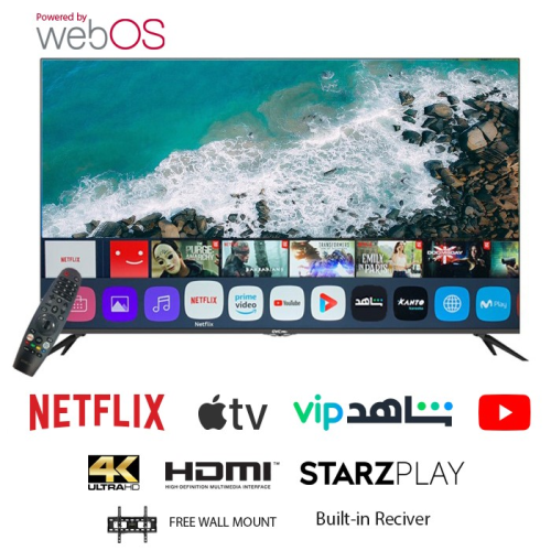 شاشة جي في سي برو 4K,WebOs سمارت 50بوصة, 50GW6100